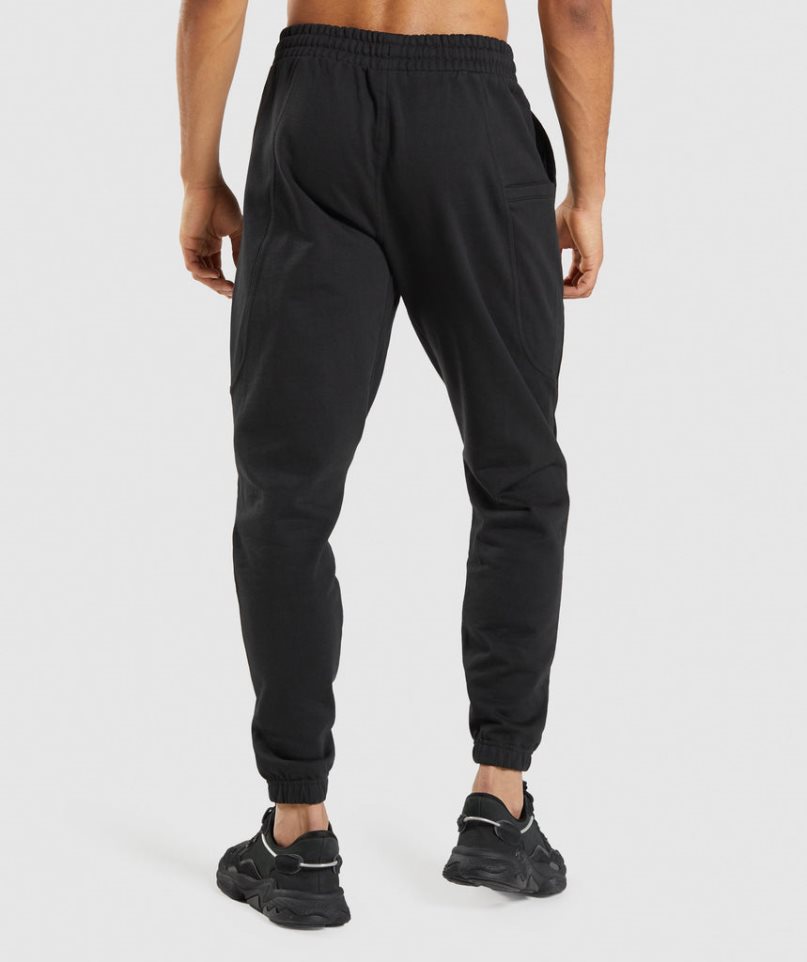 Men's Gymshark Essential Jogger Black | NZ 6HACTF